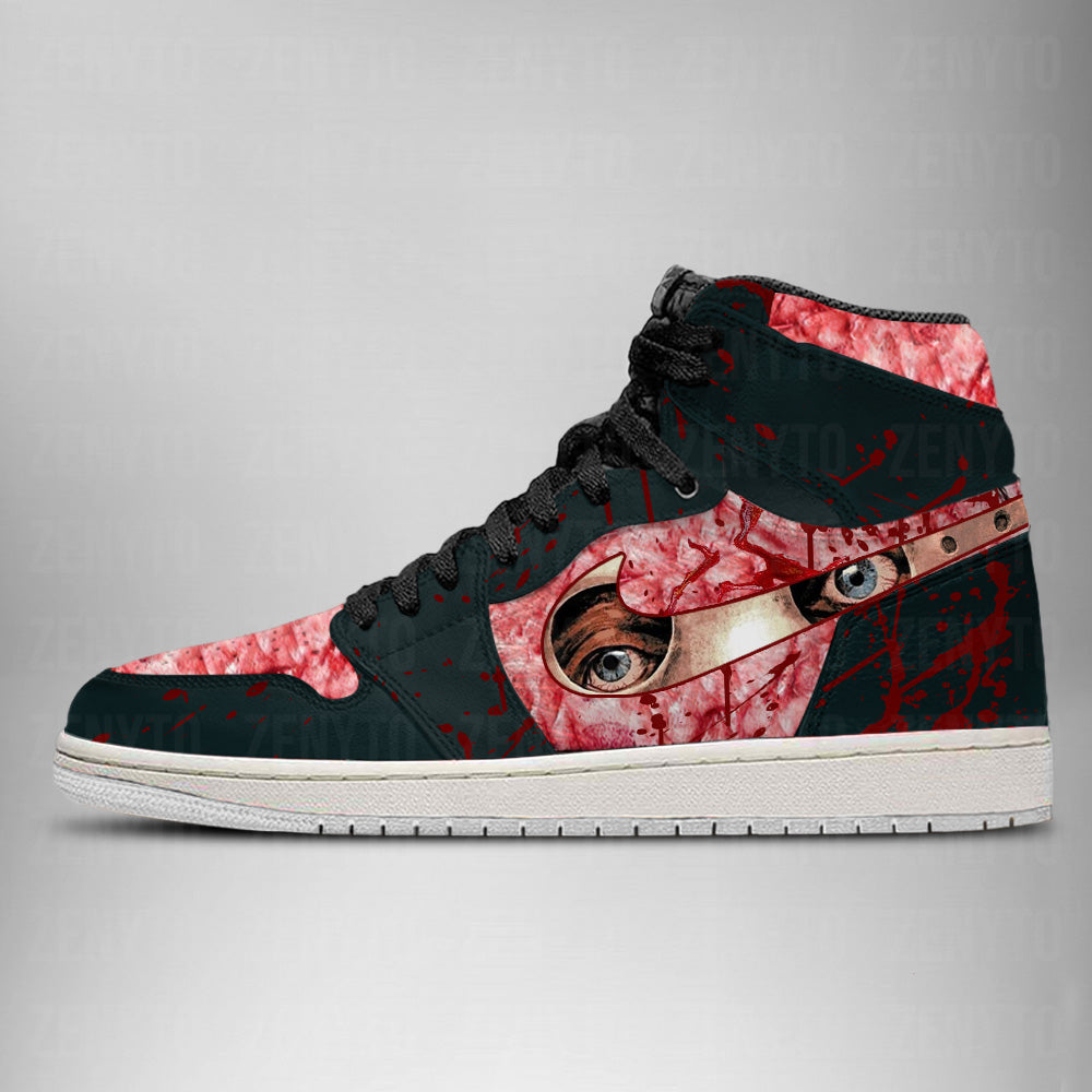 Jason Voorhees Halloween J1 High Top Shoes Version 2