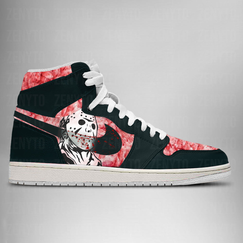 Jason Voorhees Halloween J1 High Top Shoes Version 3