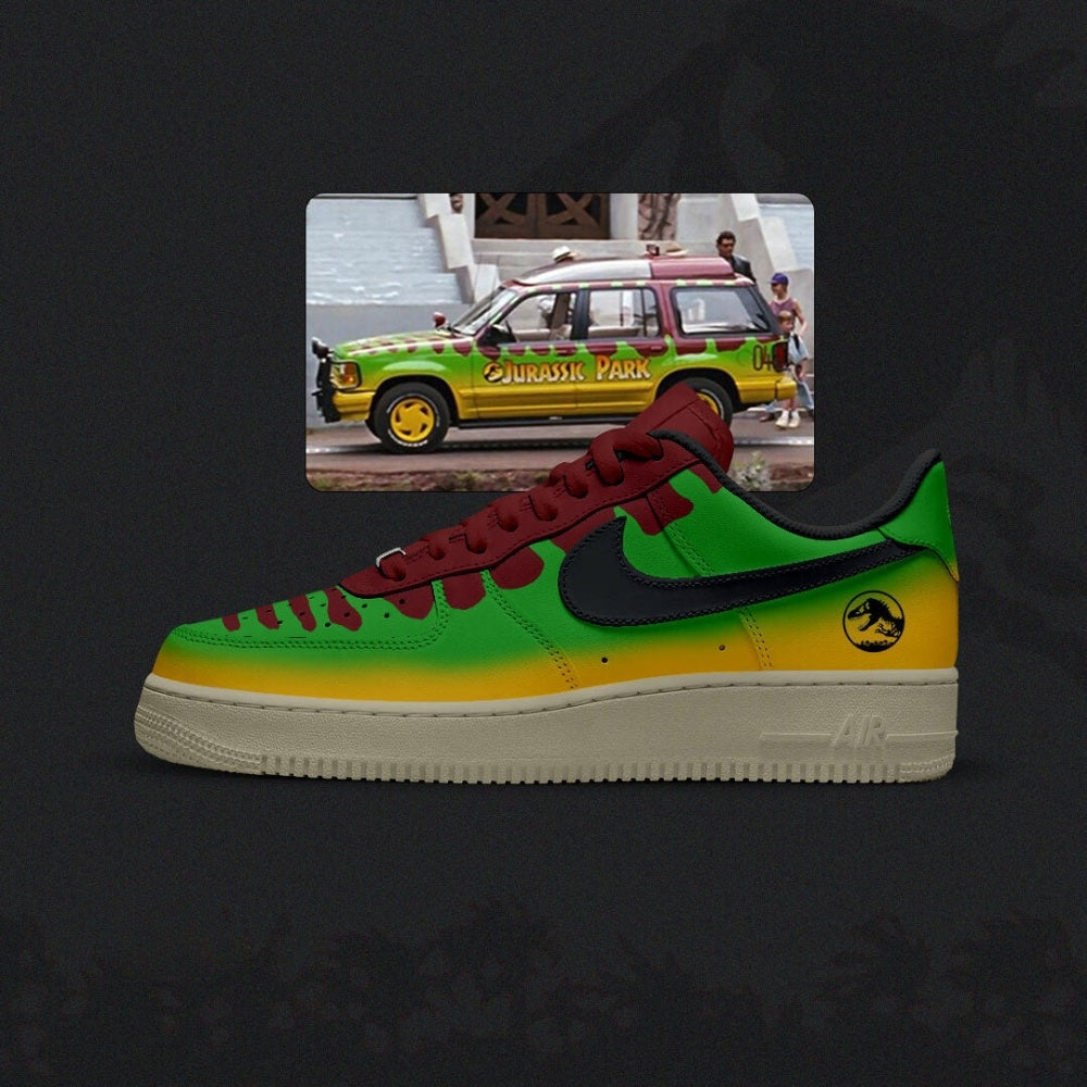Jurrasic Jurrasic Park cars Version 2 AF1 Shoes