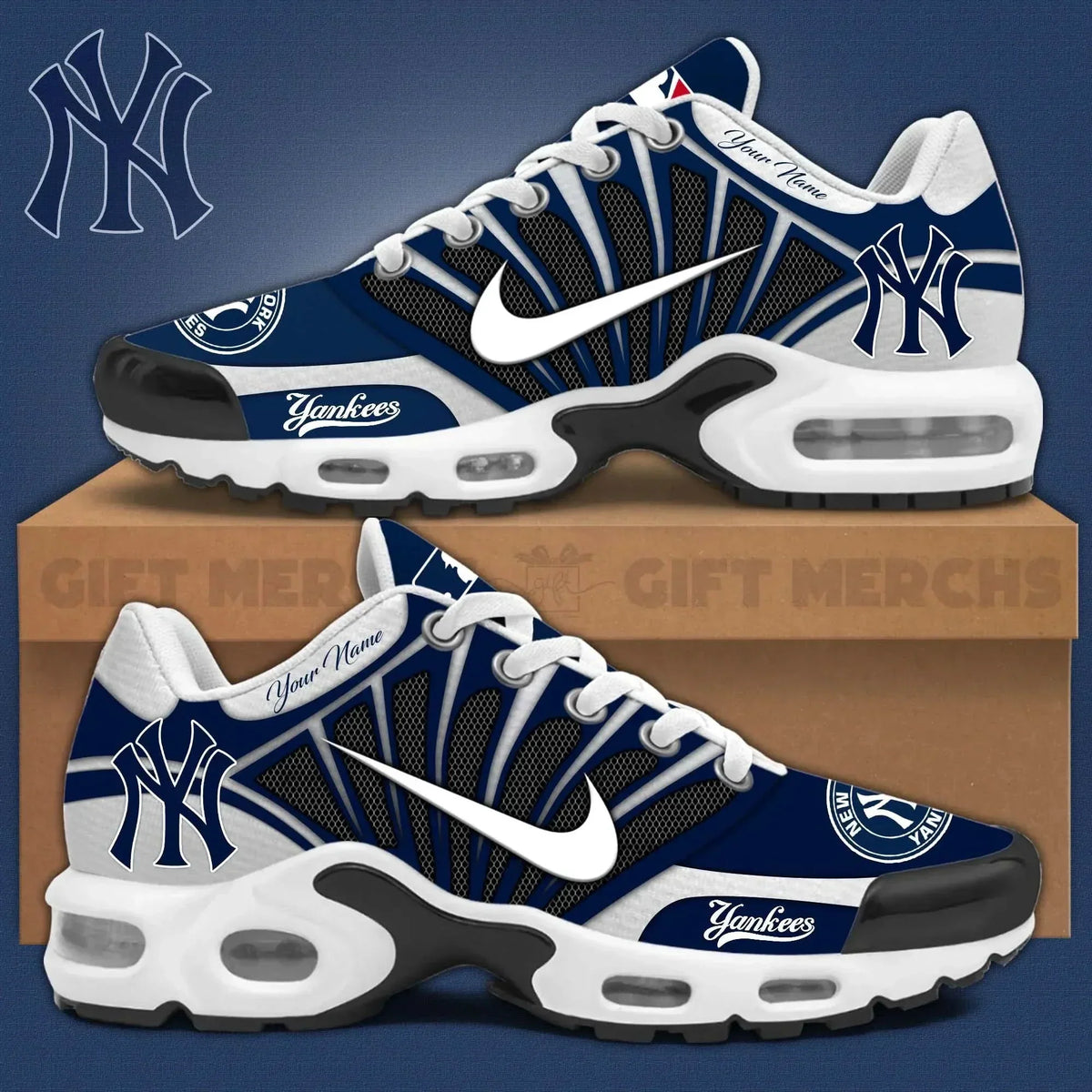 NYY Customized Premium Sport Shoes