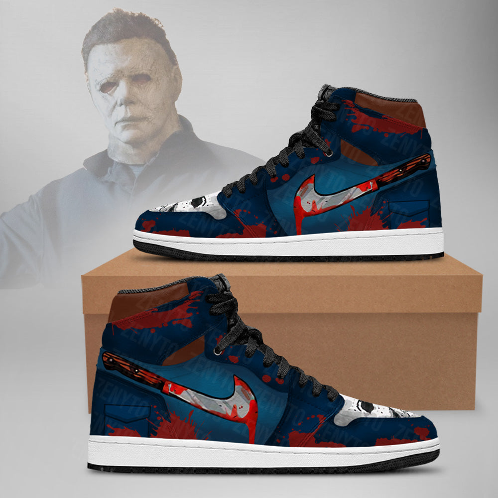 Michael Myers Halloween J1 High Top Shoes
