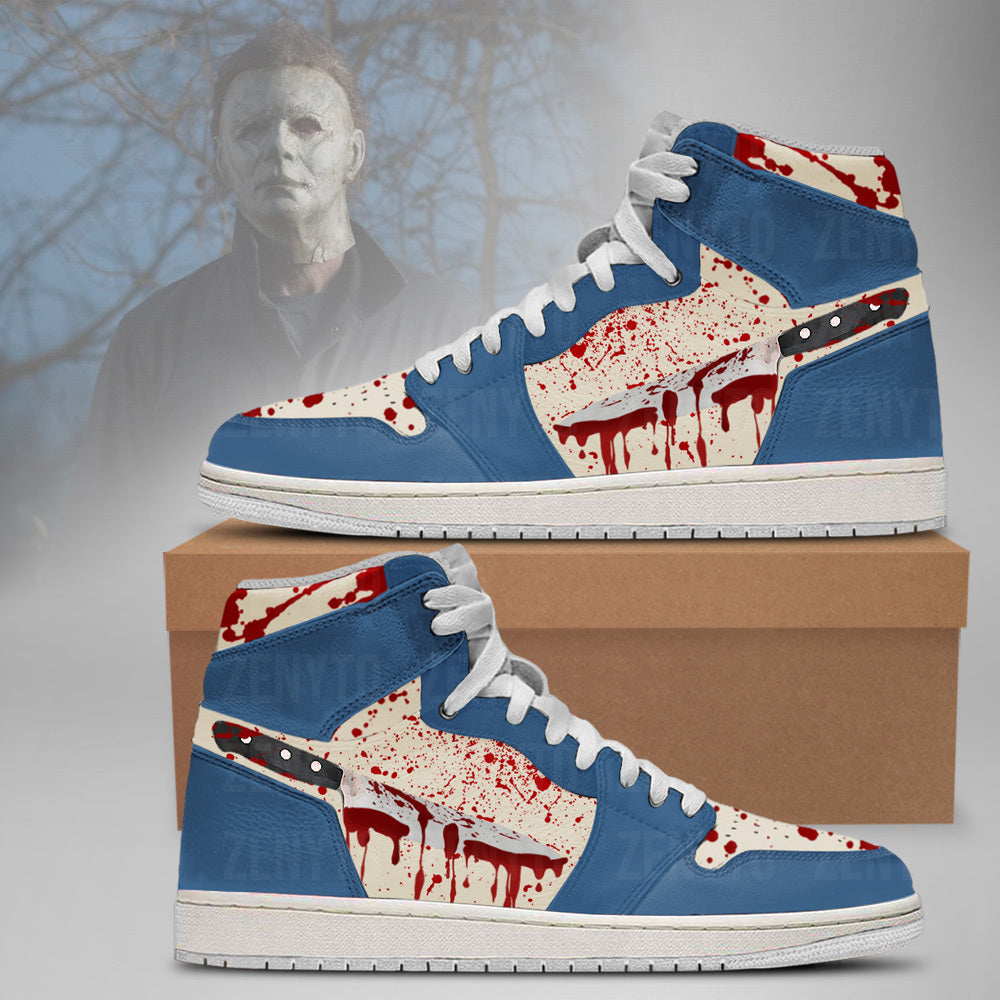 Michael Myers Halloween J1 High Top Shoes Version 3