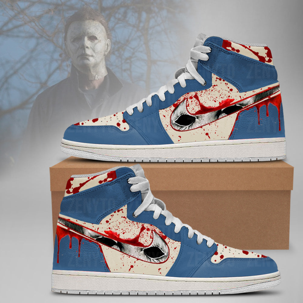 Michael Myers Halloween J1 High Top Shoes Version 4
