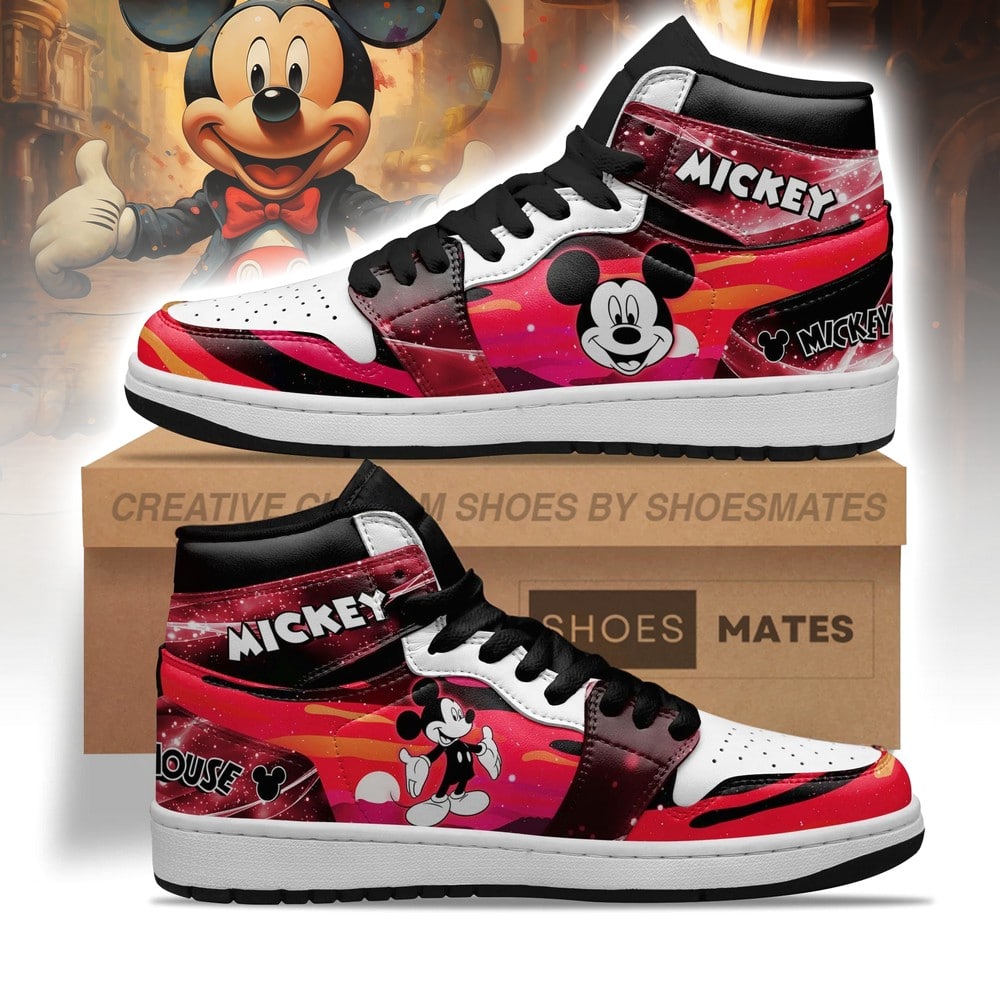 Mickey Mouse High Top Shoes