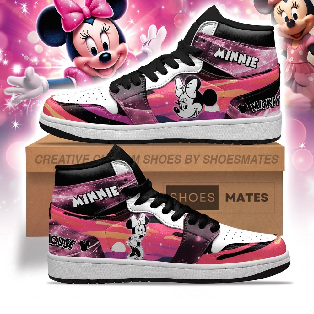 Minnie Mouse High Top Shoes