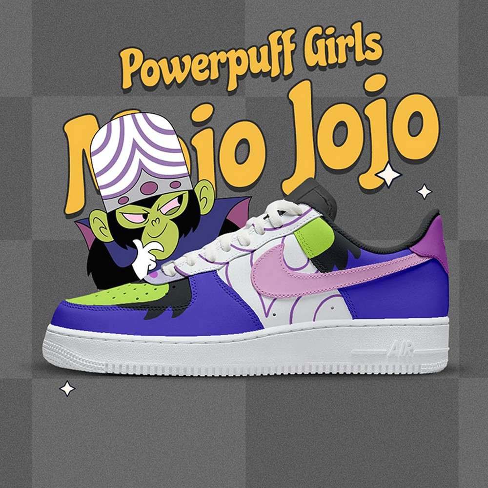Mojo Jojo The Powerpuff Girls AF1 Shoes