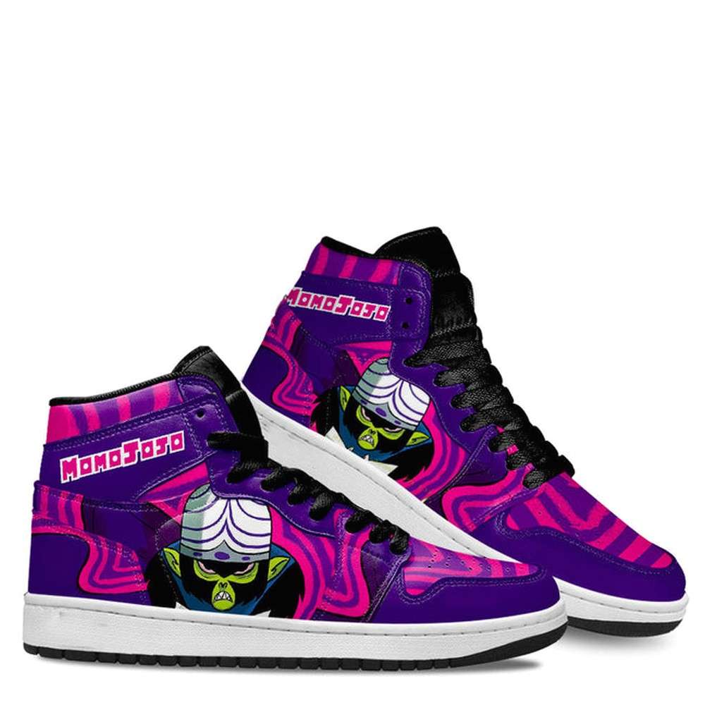 Mojo Jojo The Powerpuff Girls AJ1 High Sneakers Shoes