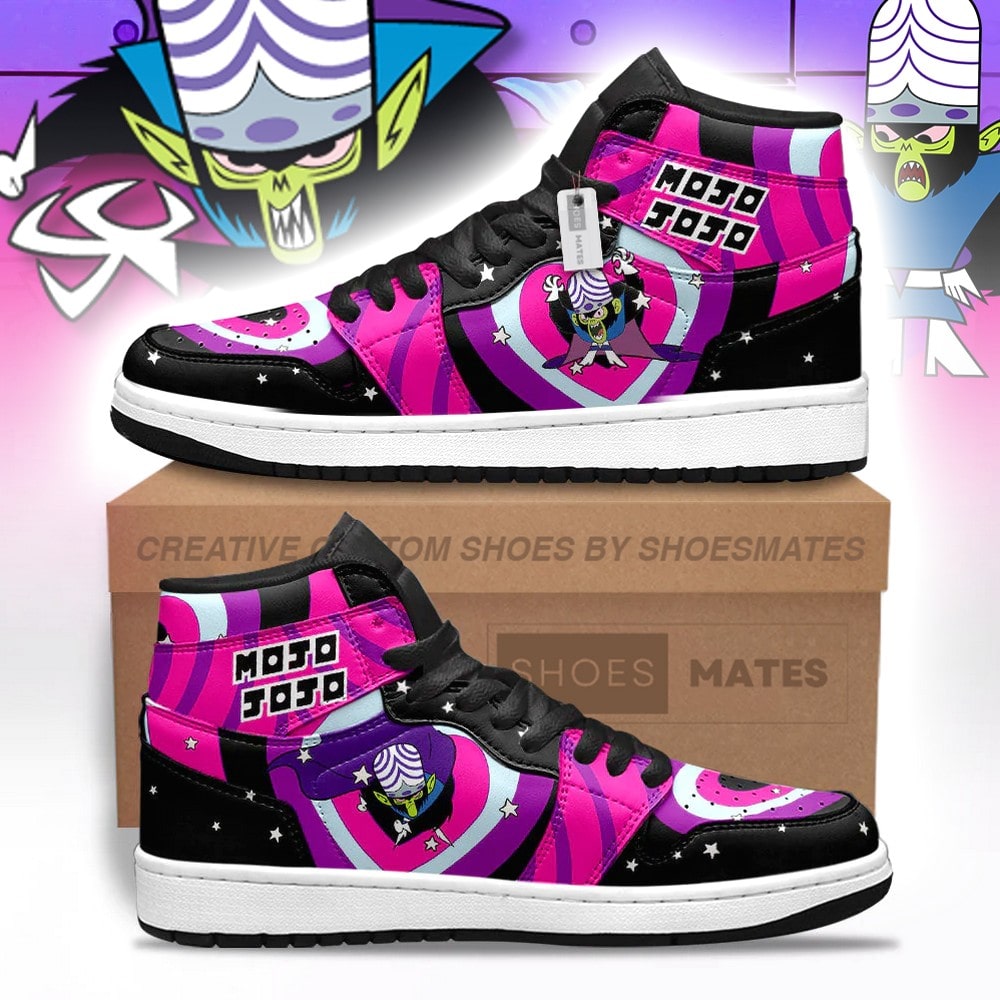 Mojo Jojo The Powerpuff Girls AJ1 High Top Shoes