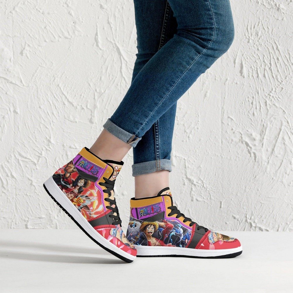 Monkey D. Luffy Armament Haki Ryuo One Piece JD1 High Top Shoes