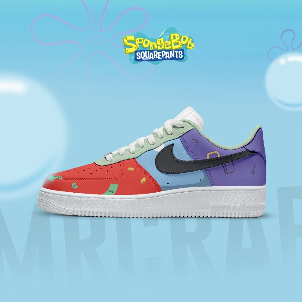 Mr Crab Spongebob Squarepants AF1 Shoes