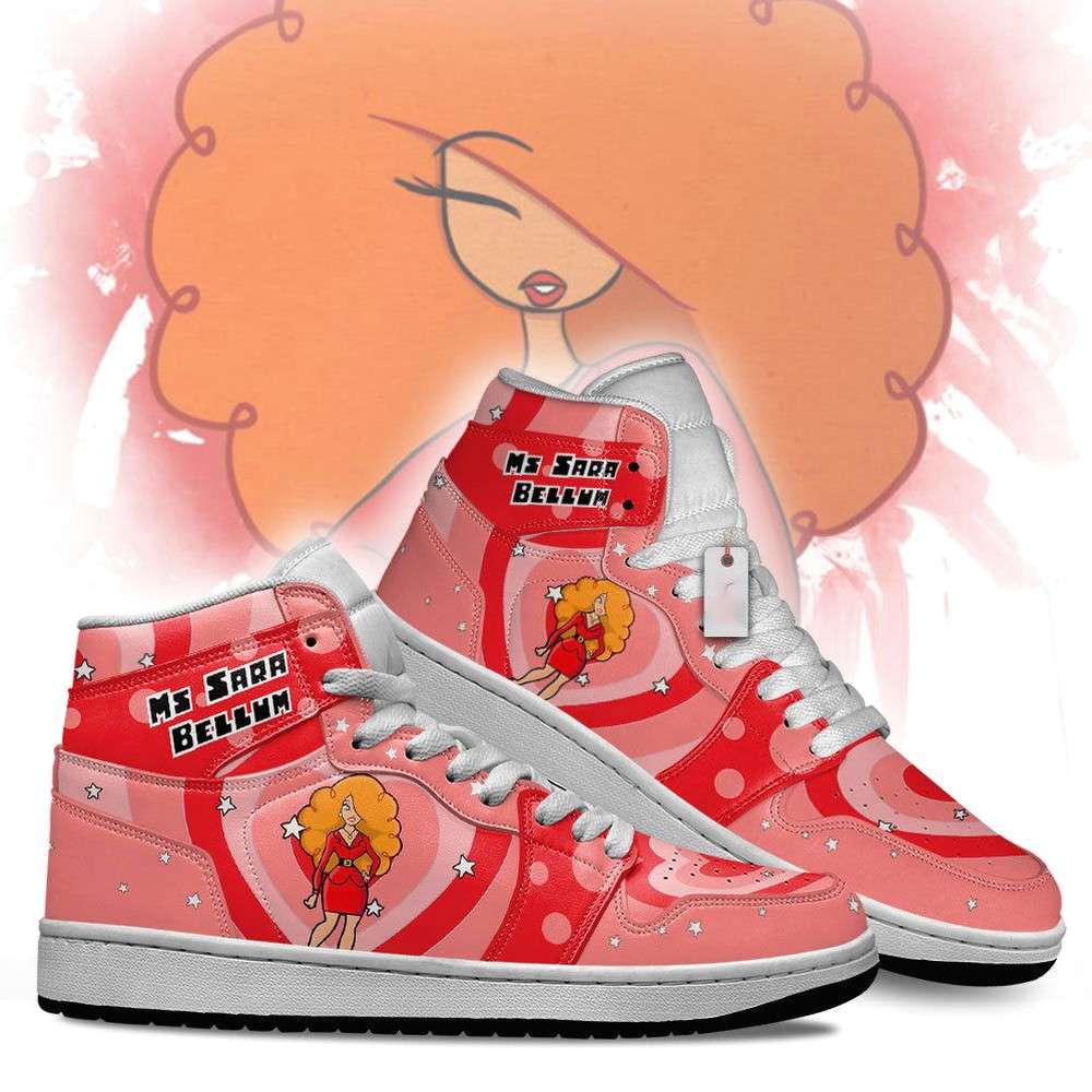 Ms. Sara Bellum The Powerpuff Girls AJ1 High Top Shoes