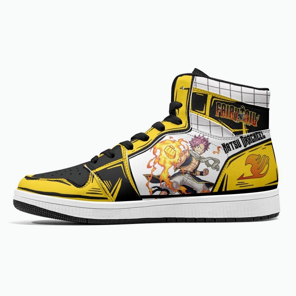Natsu Dragneel Fairy Tail JD1 High Top Shoes