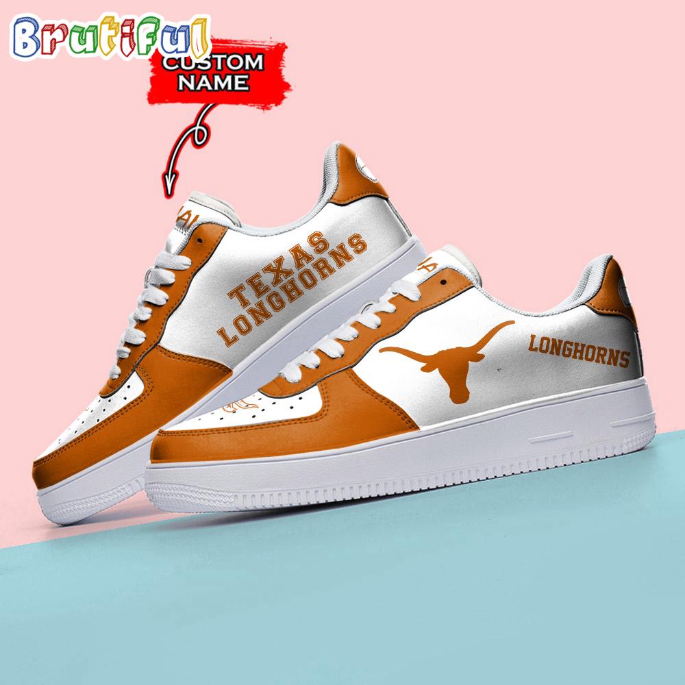 Ncaa Texas Longhorns Sporty Air Force 1 Shoes Sneaker