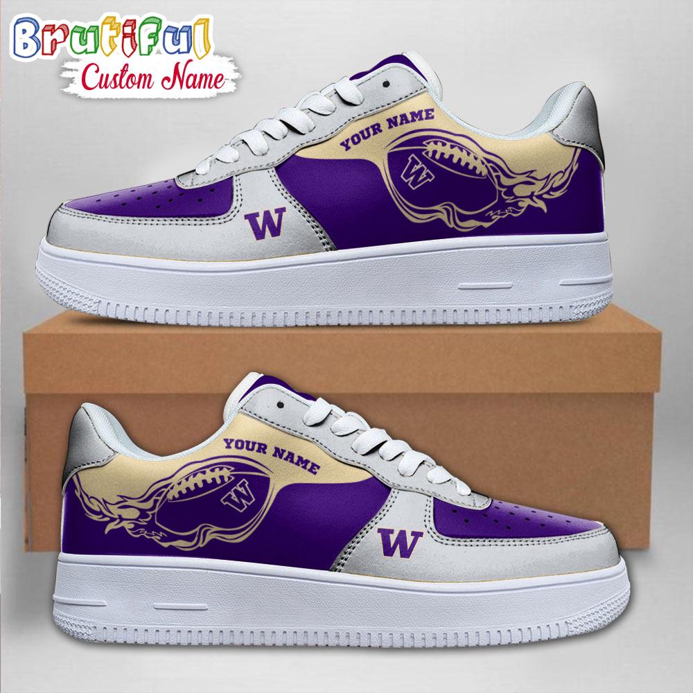 Ncaa Washington Huskies Sporty Air Force 1 Shoes Sneaker