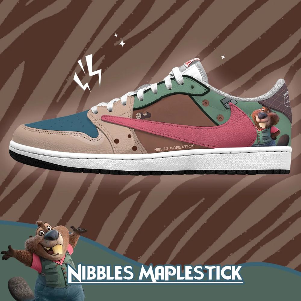 Nibbles Maplestick Zootopia Low Top Shoes