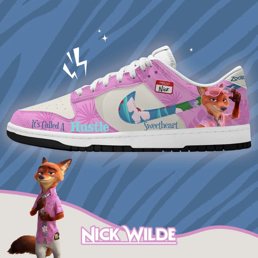 Nick Wilde Zootopia Low Top Shoes