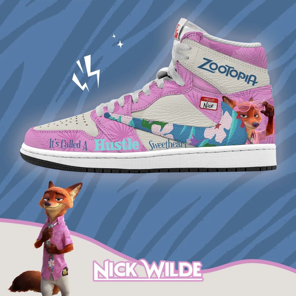 Nick Wilde Zootopia High Top Shoes