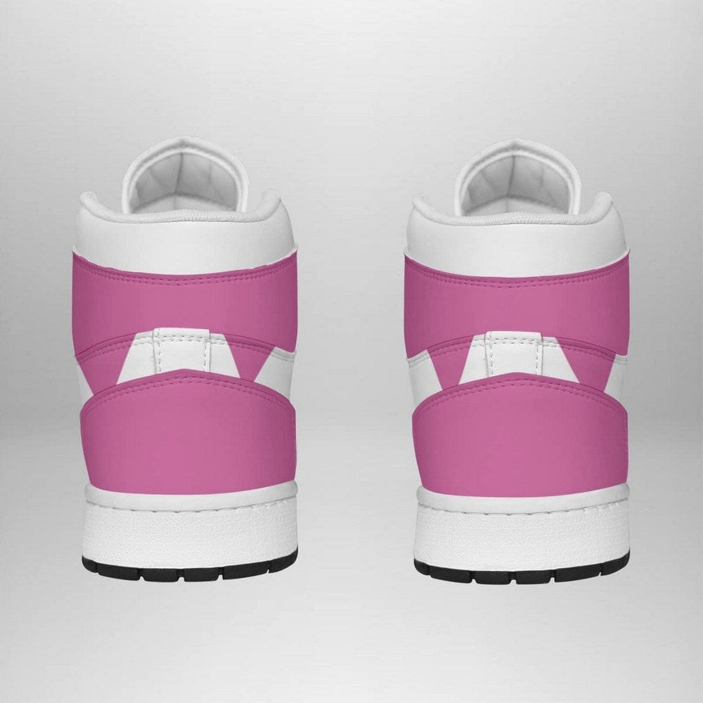 Pink Ranger Mighty Morphin Power Rangers AJ1 High Top Shoes