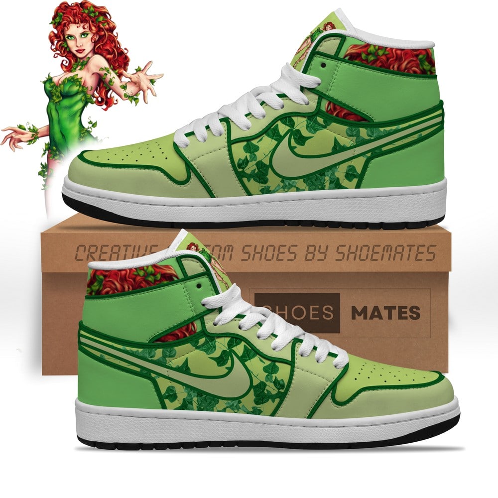 Poison Ivy Batman AJ1 High Top Shoes