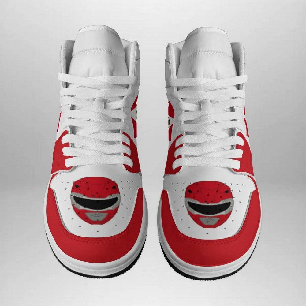 Red Ranger Mighty Morphin V2 Power Rangers AJ1 Shoes