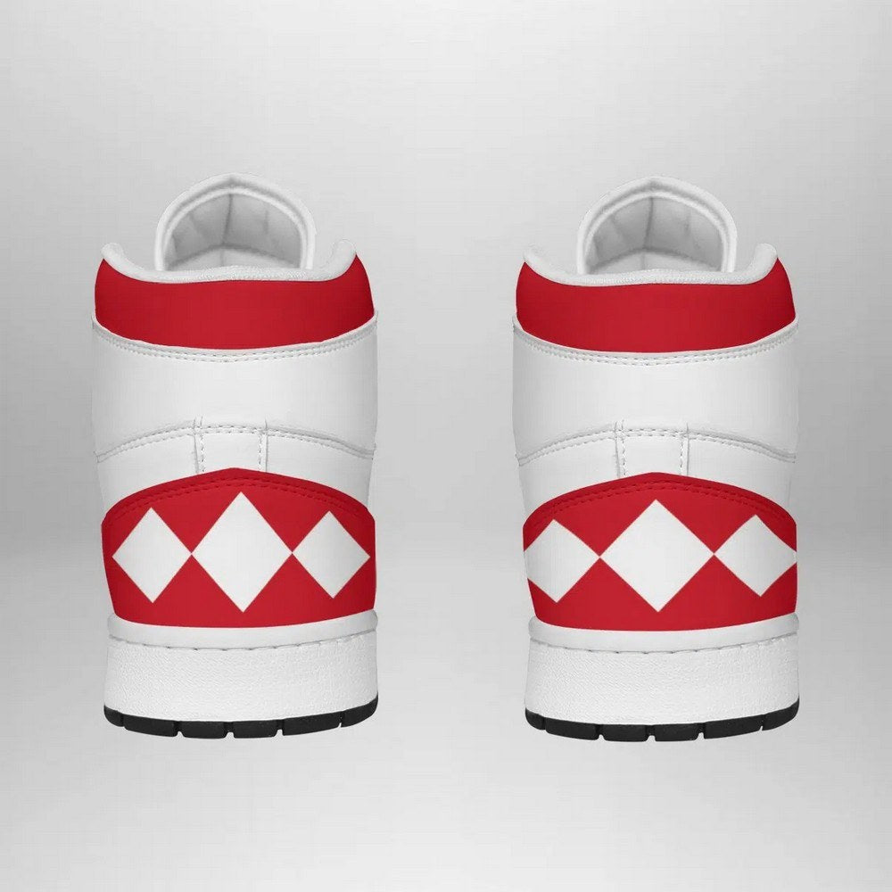 Red Ranger Mighty Morphin V2 Power Rangers AJ1 Shoes