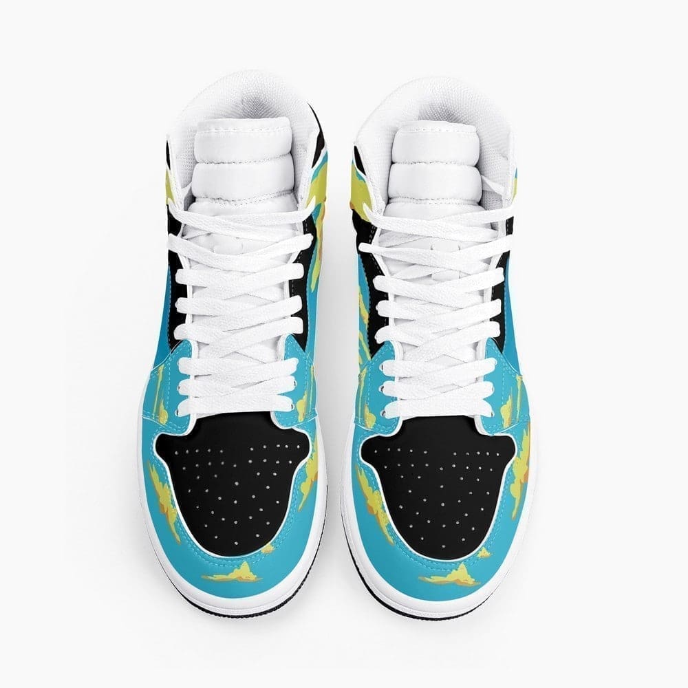 Rick and Morty Crossover Breaking Bad Air Jordan 1 High Top Shoes SMRAMC1