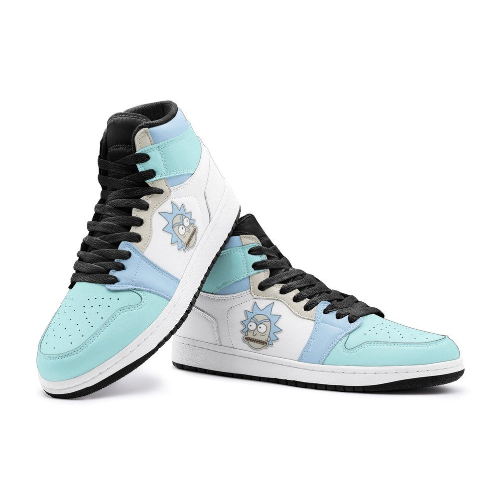 Rick Got Angry Rick And Morty Air Jordan 1 High Top Shoes