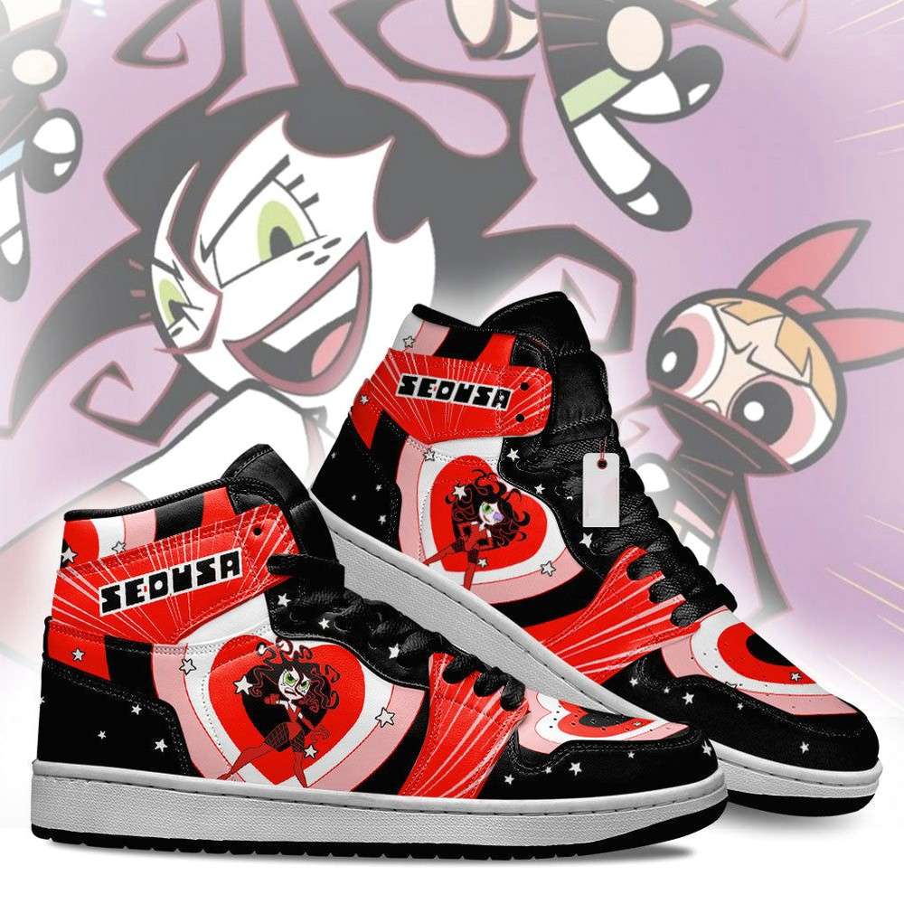 Sedusa The Powerpuff Girls AJ1 High Top Shoes