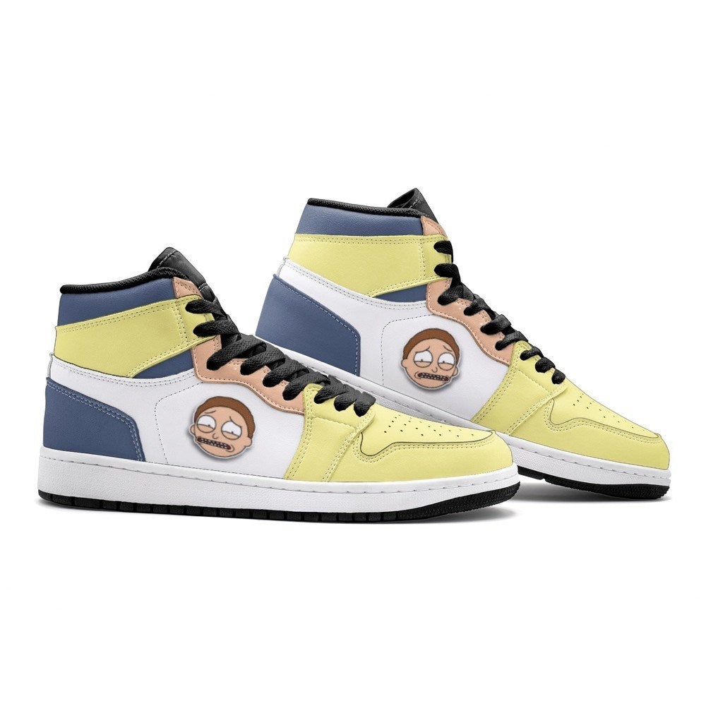 Sick Morty Rick And Morty Air Jordan 1 High Top Shoes