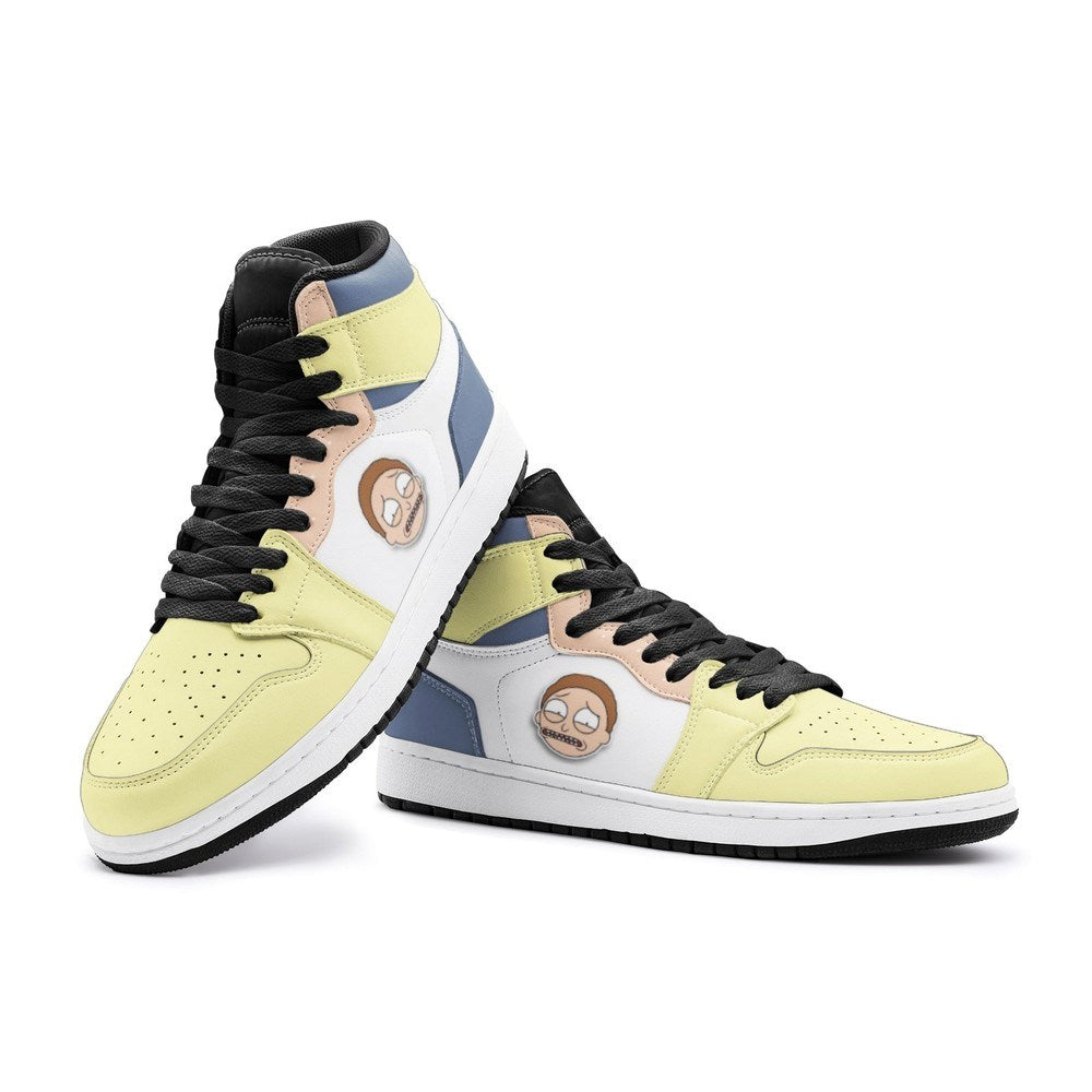 Sick Morty Rick And Morty Air Jordan 1 High Top Shoes