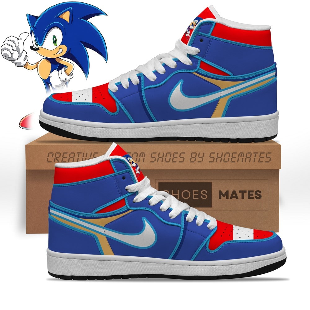 Sonic AJ1 High Top Shoes