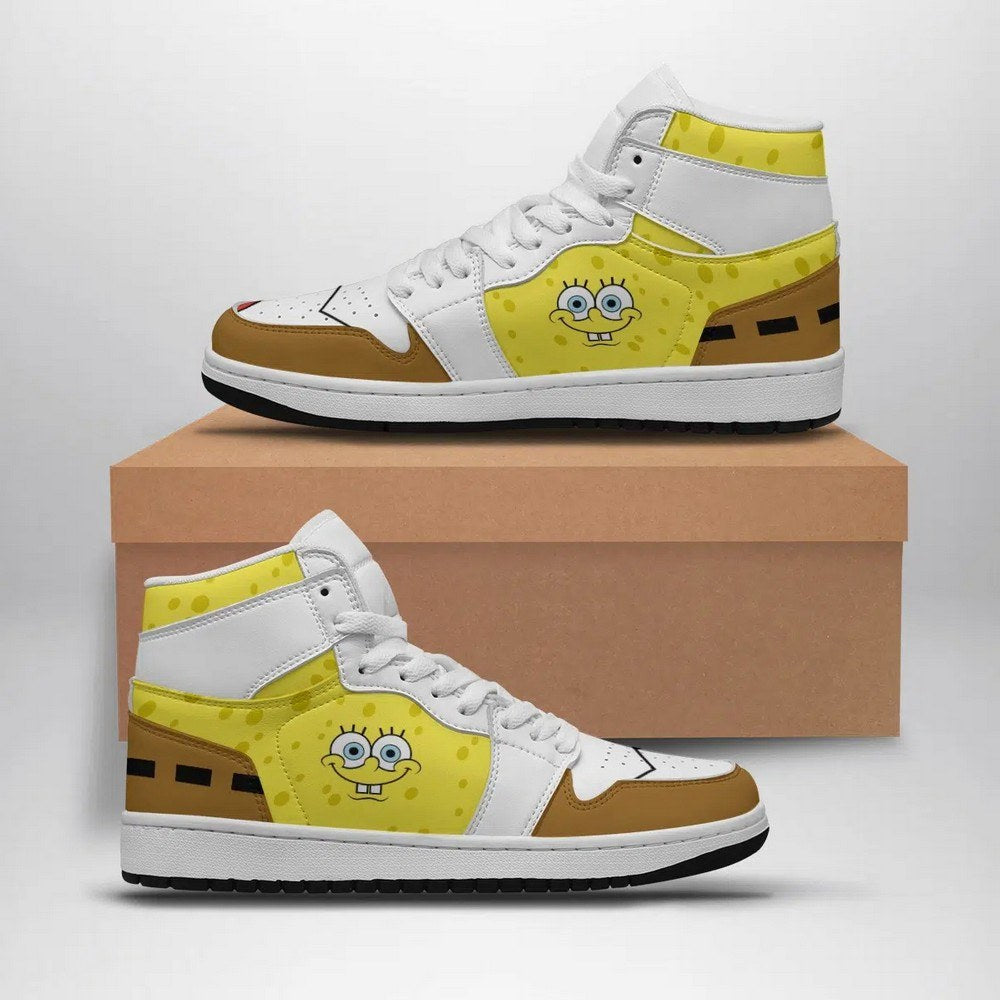 Spongebob Outfit Spongebob Squarepants AJ1 Shoes