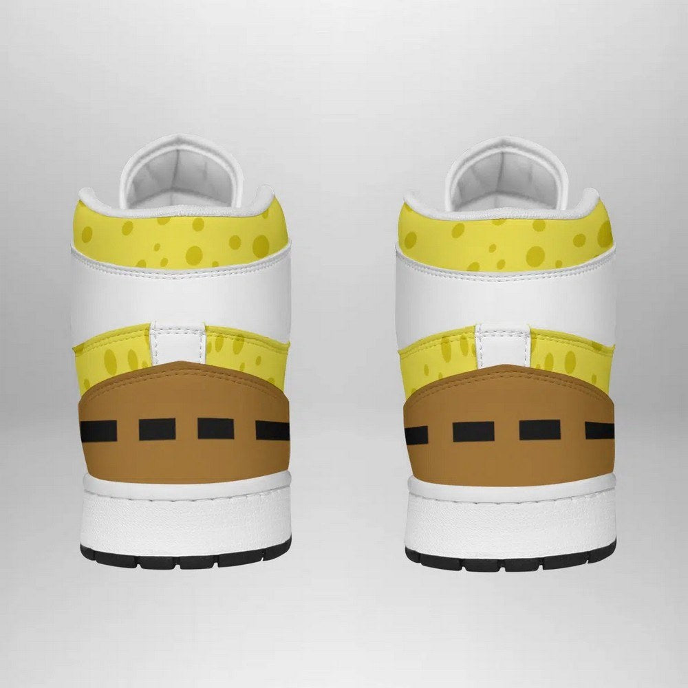 Spongebob Outfit Spongebob Squarepants AJ1 Shoes