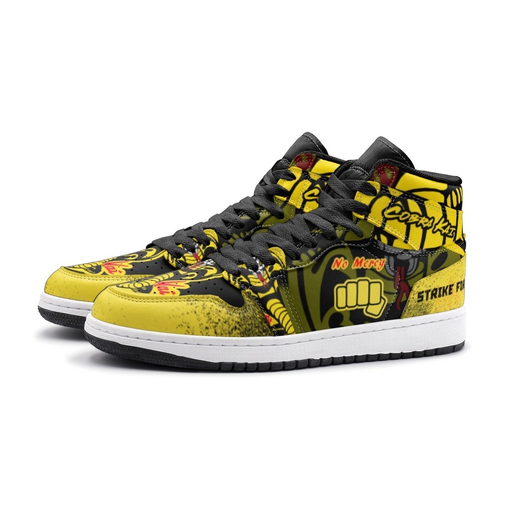 The Karate Kid Cobra Kai Air Jordan 1 High Top Shoes