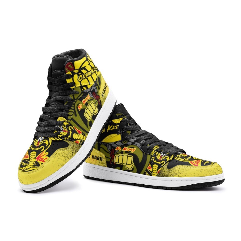 The Karate Kid Cobra Kai Air Jordan 1 High Top Shoes