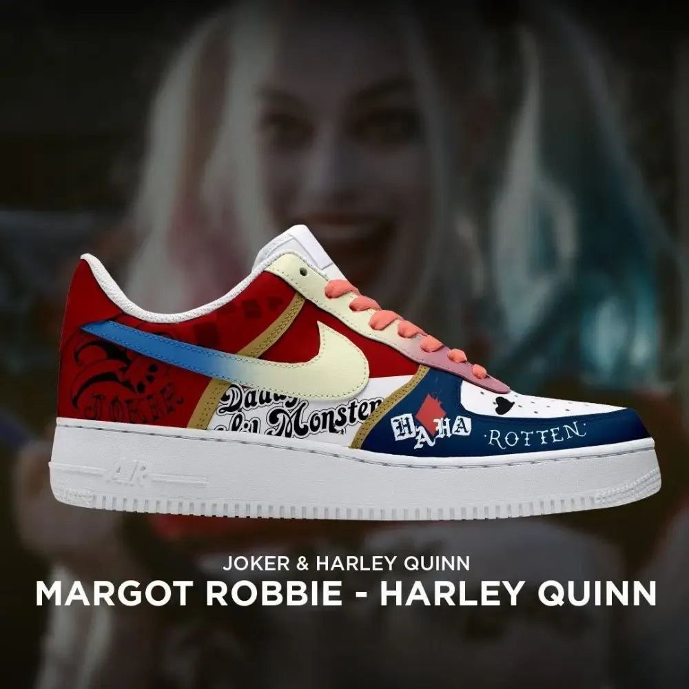 Margot Robbie - Harley Quinn Joker Edition Low Top Shoes