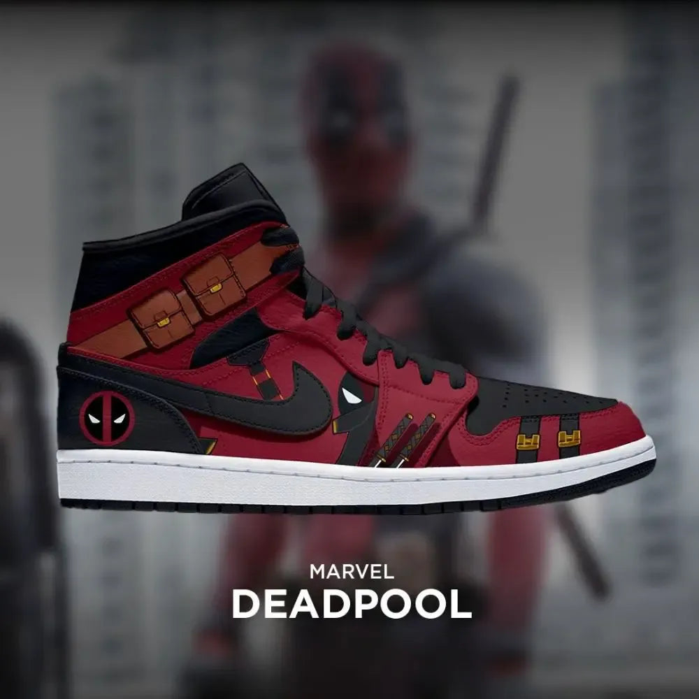 Deadpool Marvel Edition High Top Shoes