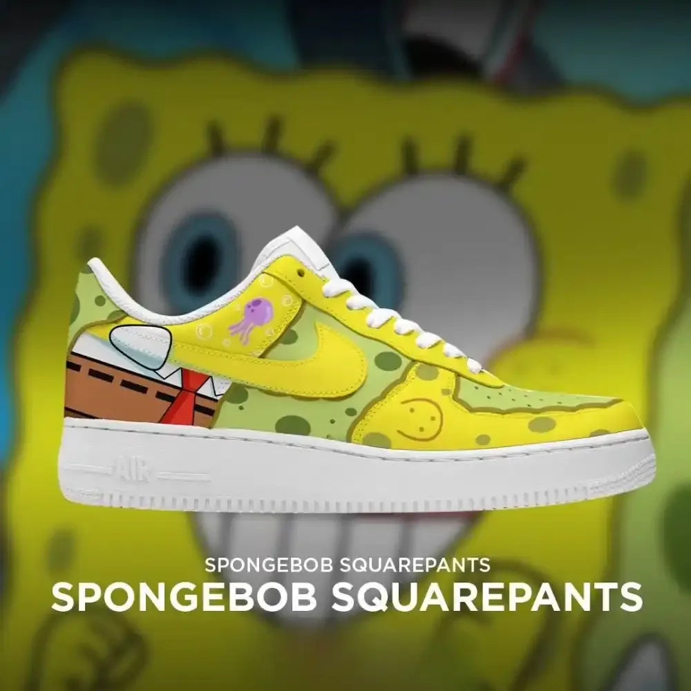 Spongebob Squarepants Af1 Spongebob Edition Low Top Shoes