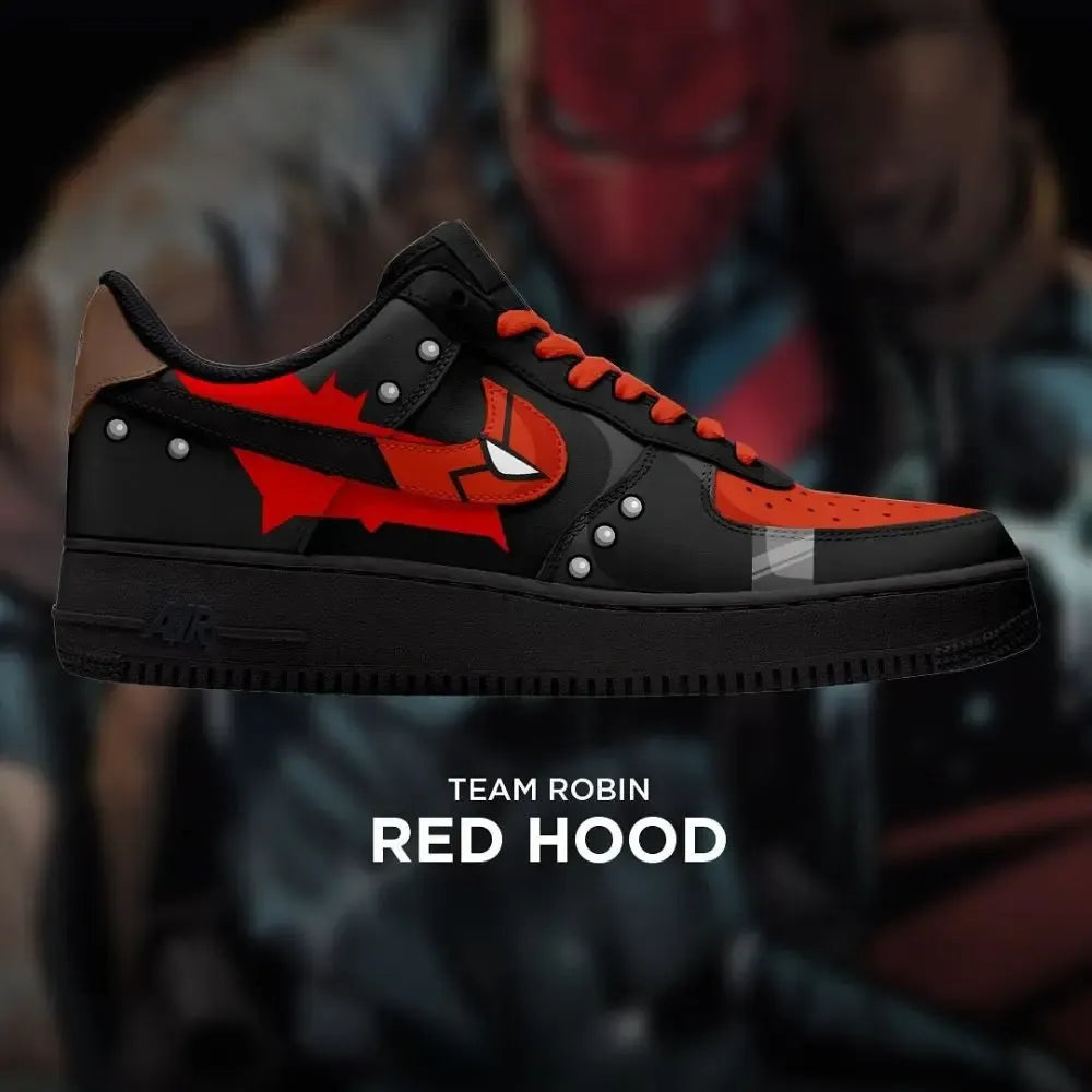 Red Hood Teen Titans Low Top Shoes