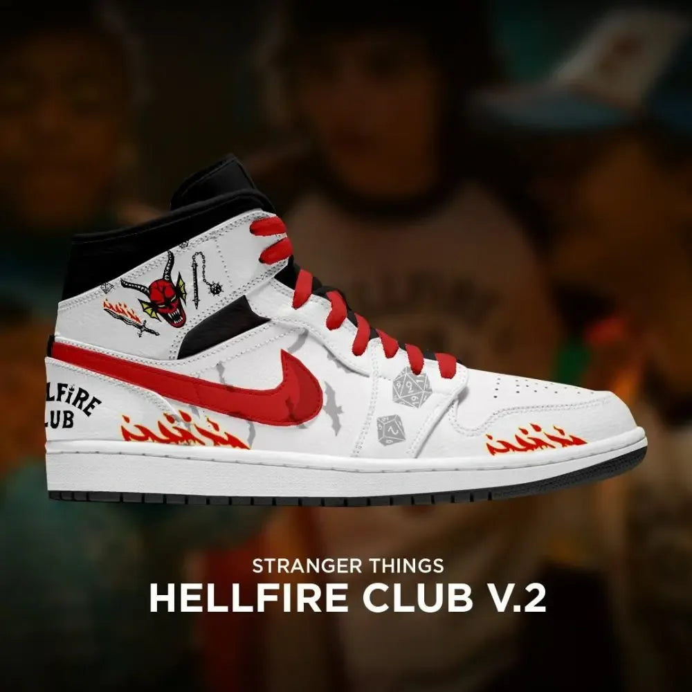 Hellfire Club V.2 Stranger Things High Top Shoes