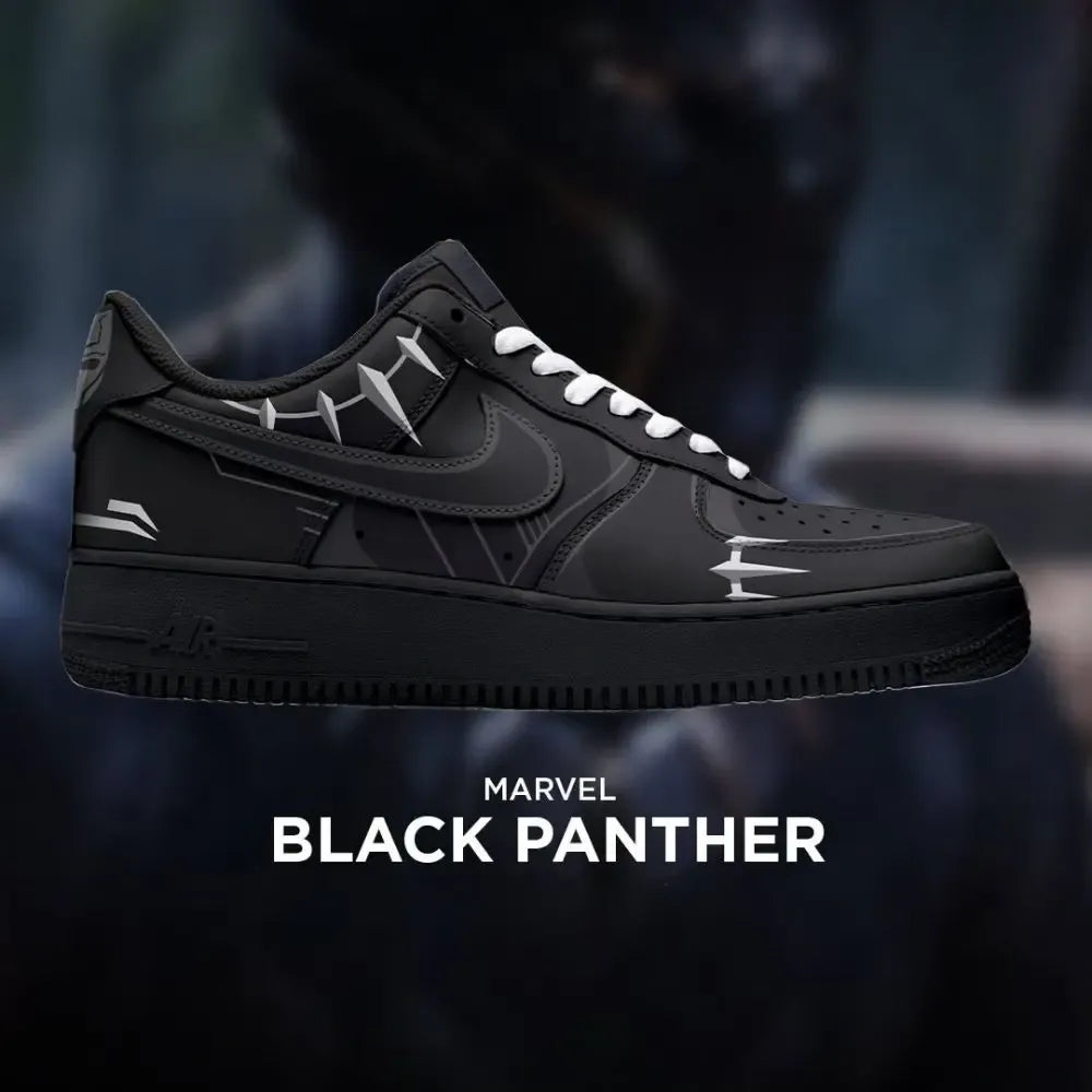Black Panther Marvel Low Top Shoes