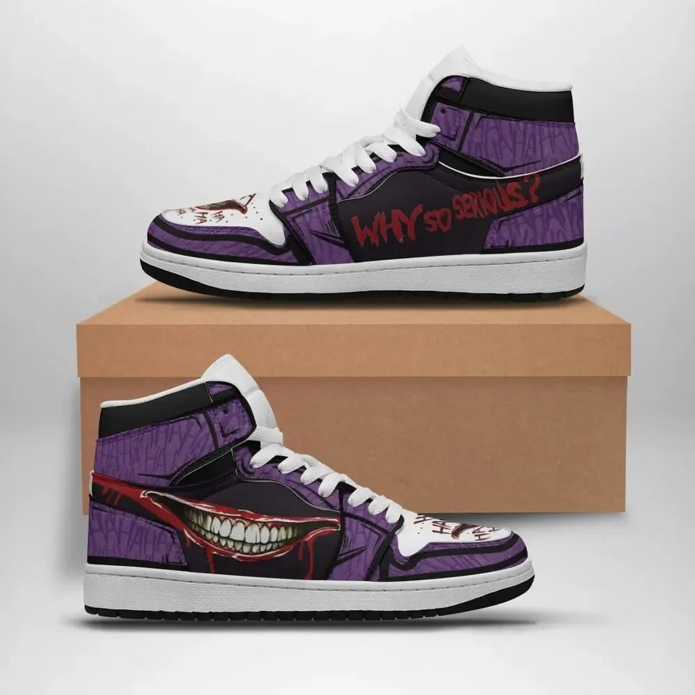 Why So Serious Dc Comics Special High Top Shoes