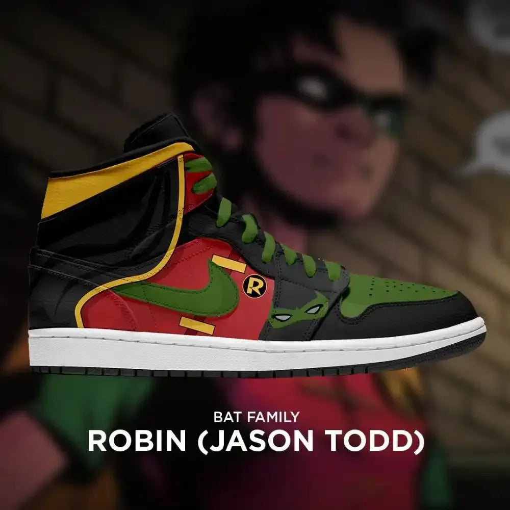 Robin (Jason Todd) Batman Edition High Top Shoes