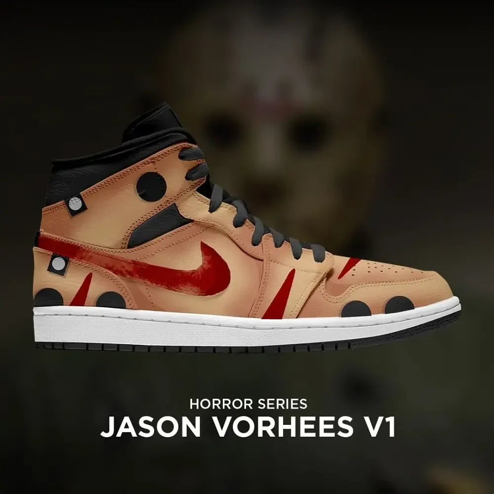 Jason Vorhees V.1 Horror Series High Top Shoes