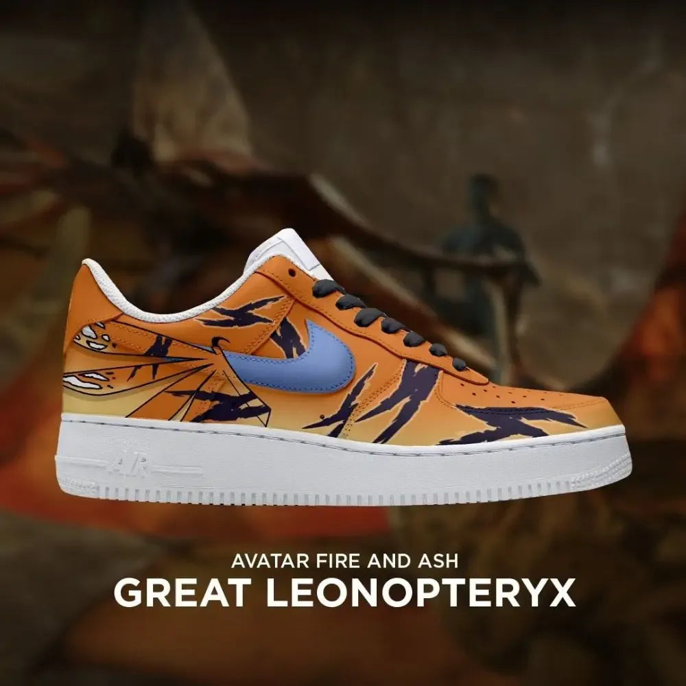 Great Leonopteryx Avatar Fire and Ash Low Top Shoes