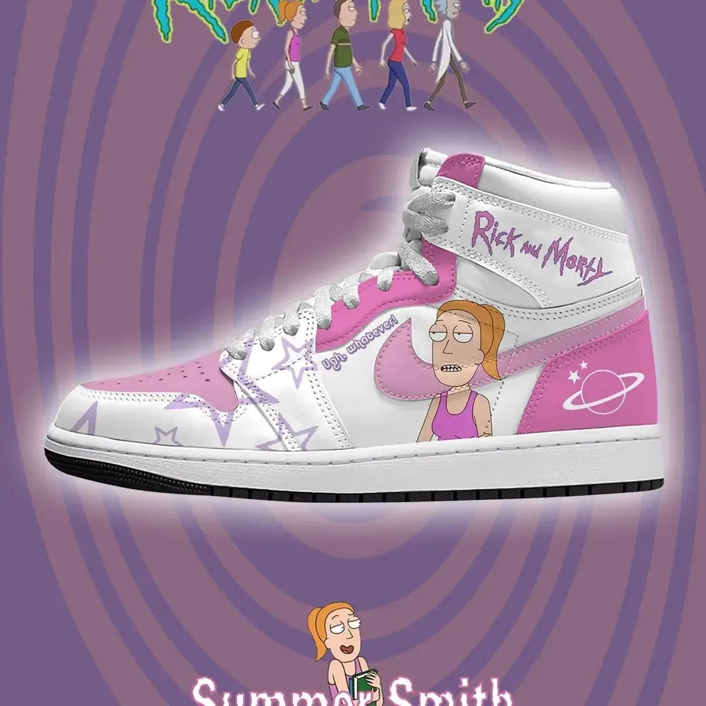 Summer Smith V.3 Rick and Morty High Top Shoes