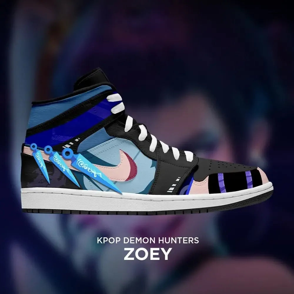 Zoey Kpop Demon Hunters High Top Shoes