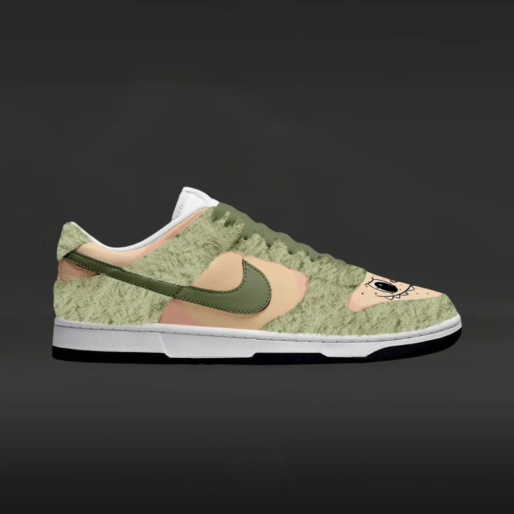 Green Grape Labubu Low Top Shoes