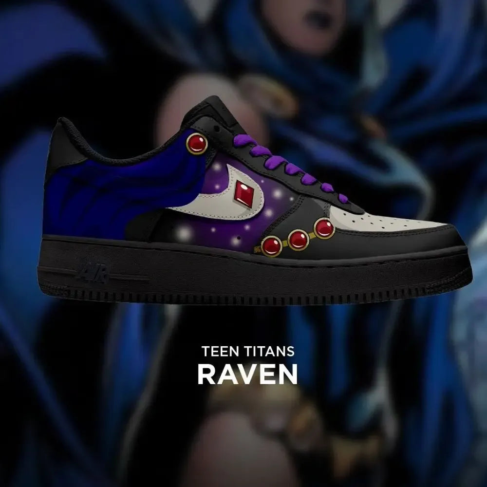 Raven Teen Titans Low Top Shoes