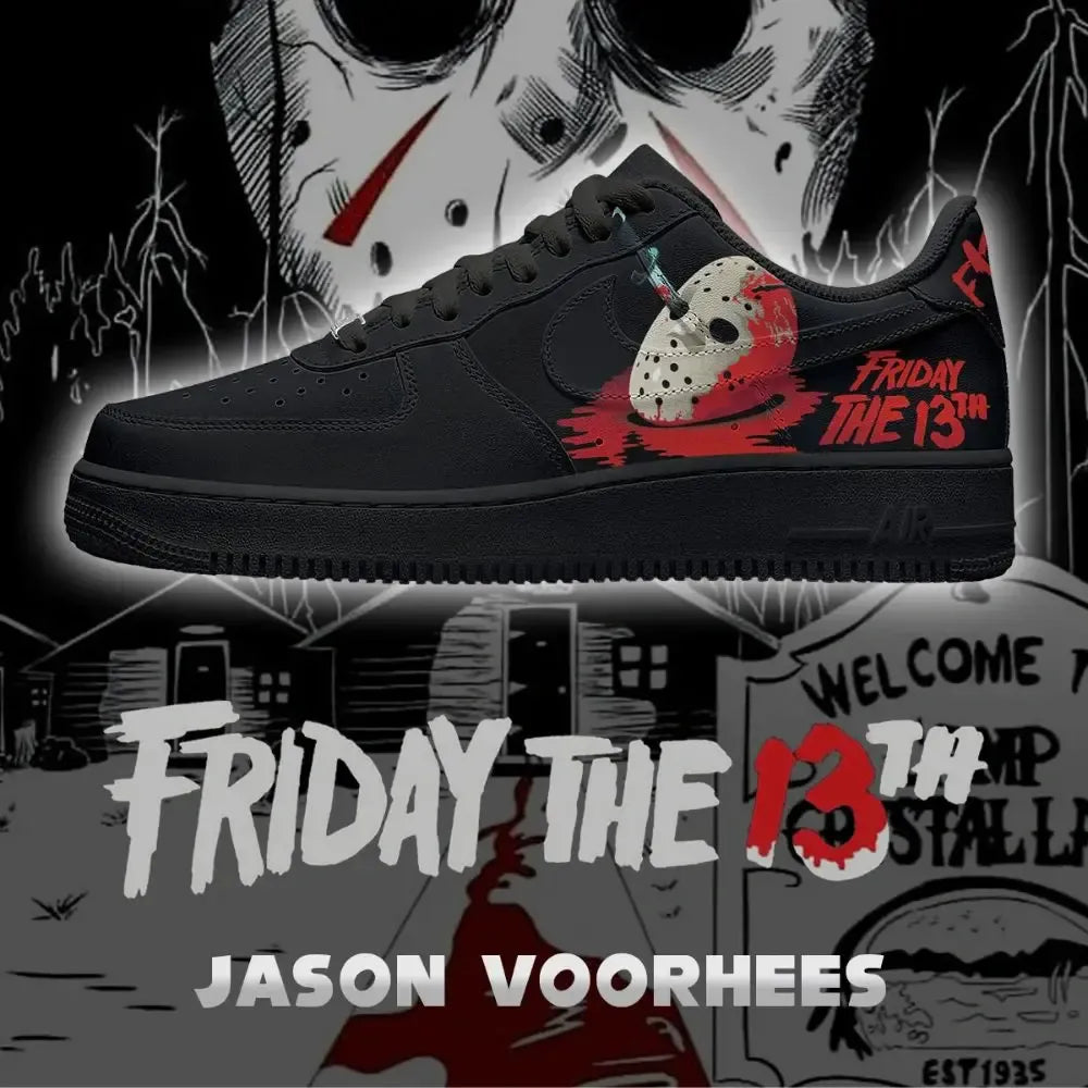 Jason Voorhees V.4 Horror Edition Low Top Shoes